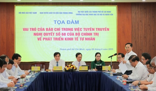 Báo chí góp phần quan trọng lan tỏa tinh thần của Nghị quyết 68 về kinh tế tư nhân