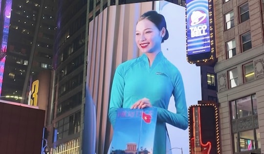 Hình ảnh Việt Nam tỏa sáng tại Quảng trường Thời đại, New York