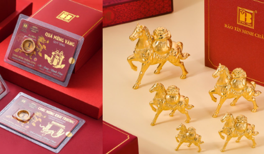 Đầu năm Bính Ngọ, vàng trang sức hình ngựa chiếm lĩnh thị trường