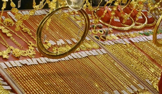 Sáng 20-2, giá vàng miếng SJC tăng mạnh