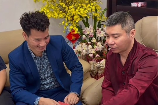 NSND Xuân Bắc cùng Bi Béo tới thăm NSND Công Lý