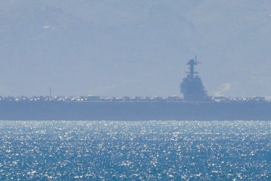 Siêu tàu sân bay USS Gerald R. Ford vào Địa Trung Hải giữa căng thẳng Mỹ - Iran