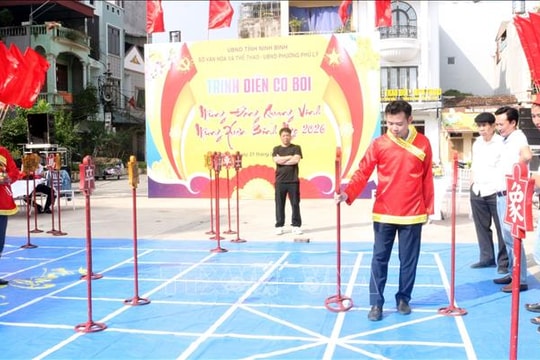 Cờ Bỏi ngày xuân: Nét tinh hoa hội tụ giữa lòng di sản