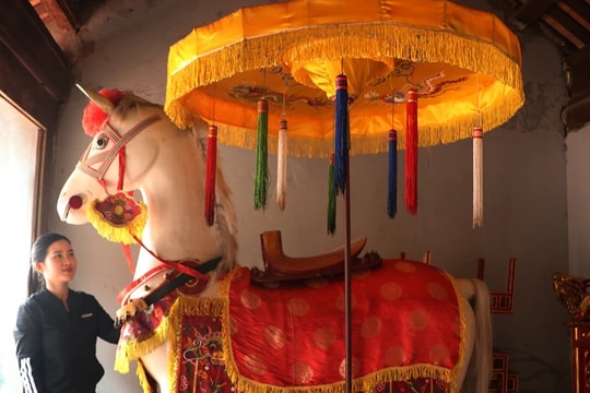 Ngôi đền thiêng gắn với huyền tích ngựa trắng vua Lê Lợi tặng tướng tài