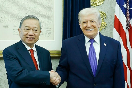 Tổng Bí thư Tô Lâm gặp Tổng thống Donald Trump