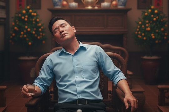 Tôi gục tại chỗ sau 10 chén rượu khai xuân một ngày về quê chúc Tết