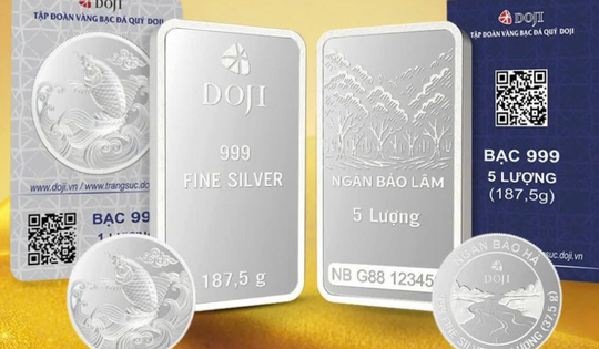 Giá bạc tăng nóng trước ngày Thần Tài, một tập đoàn vàng bất ngờ lấn sân bán bạc
