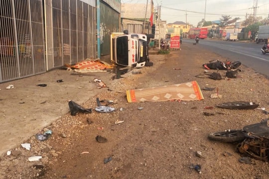 Tai nạn liên hoàn ở Lâm Đồng 'do tài xế rượt đuổi nhau'