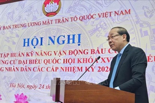 Tập huấn kỹ năng vận động bầu cử cho người ứng cử