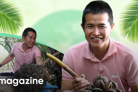 Người đàn ông "khùng" khi bỏ việc về quê mát xa cho dừa