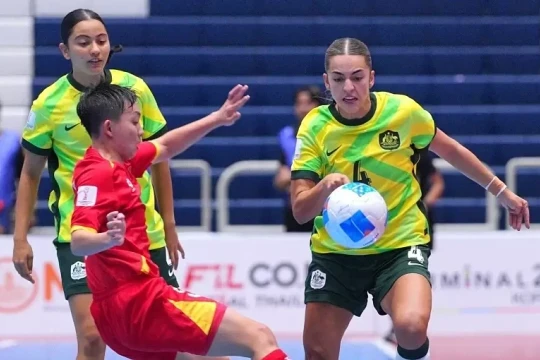 Việt Nam thua Australia ở giải futsal nữ Đông Nam Á