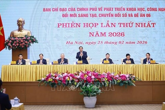 Thủ tướng Phạm Minh Chính chủ trì họp Ban Chỉ đạo về phát triển khoa học, công nghệ, đổi mới sáng tạo, chuyển đổi số