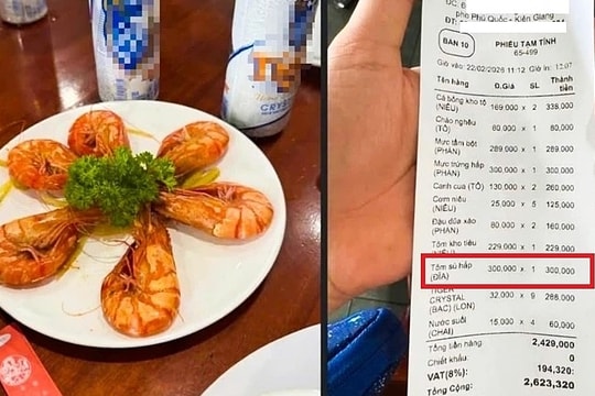 Đĩa tôm sú 6 con giá 300.000 đồng đắt hay rẻ?