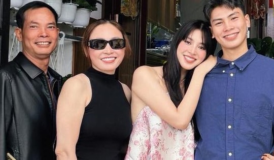 Trần Tiểu Vy gây chú ý sau kỳ nghỉ Tết dài bên bố mẹ