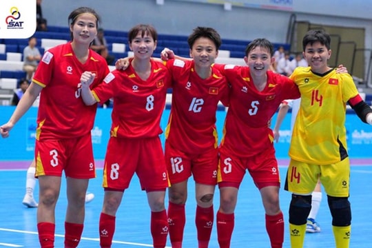 Tuyển Futsal nữ Việt Nam vào bán kết giải Đông Nam Á