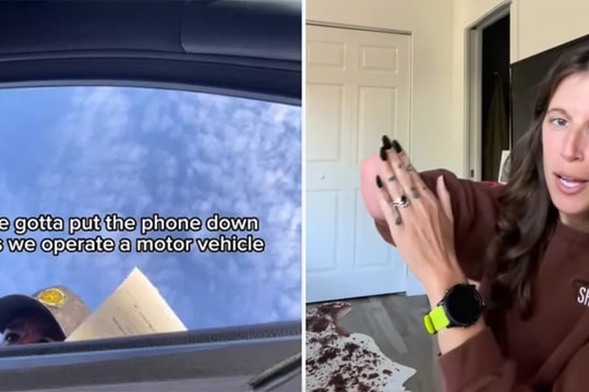 Nữ tài xế cụt tay bị phạt vì 'dùng điện thoại khi lái xe'