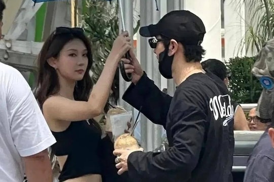 Danh tính cô gái kém 22 tuổi bên Huỳnh Hiểu Minh