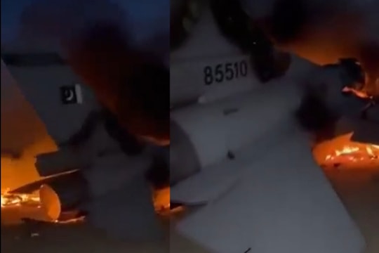 Sự thật hình ảnh Afghanistan bắn hạ máy bay F-16 Pakistan