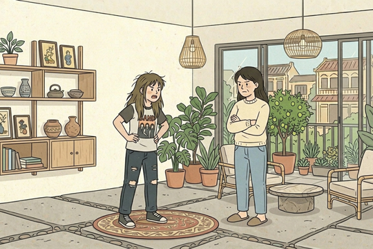 Con gái buông lời khó nghe khi tôi không cho tiền đi nước ngoài học