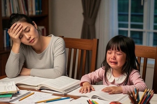 Sốt ruột vì con 5 tuổi kém xa bạn bè học tiền tiểu học