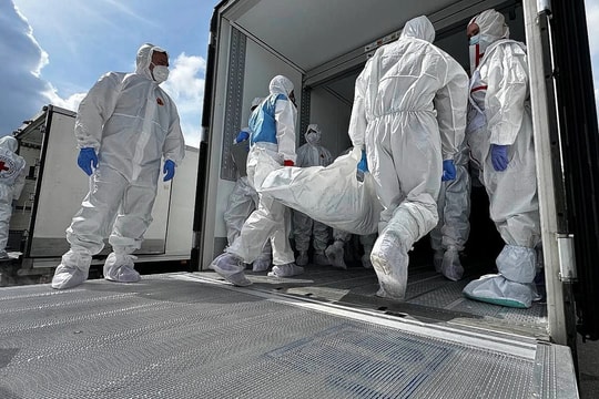 Nga bàn giao 1.000 thi thể binh sĩ cho Ukraine