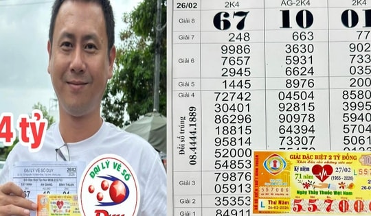 Xổ số miền Nam: Mua vé số ngoài ý muốn nhưng bất ngờ trúng độc đắc 14 tỉ đồng