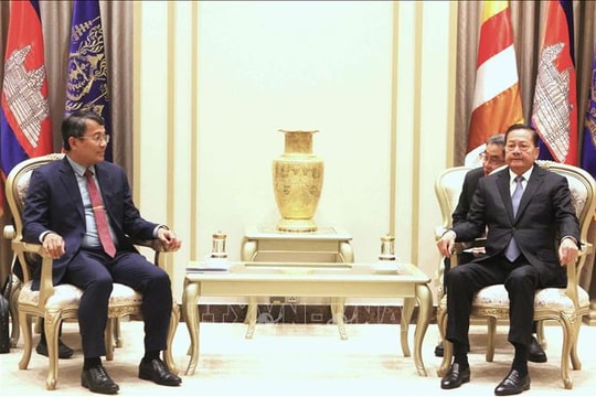 Củng cố vững chắc quan hệ hữu nghị truyền thống Việt Nam-Campuchia