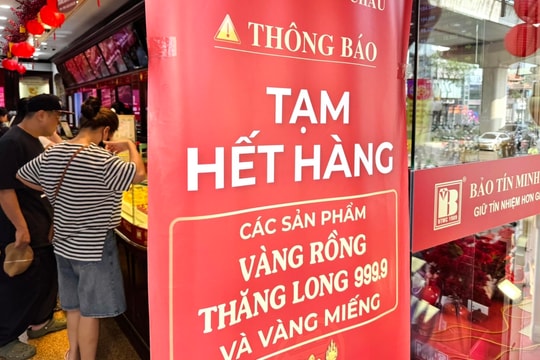 Nhiều thương hiệu báo hết vàng nhẫn