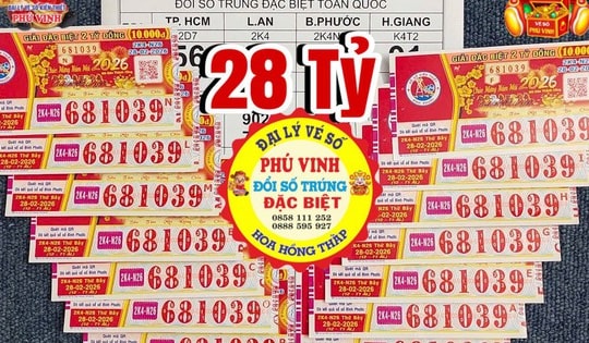 Xổ số miền Nam: Sáng 1-3, lộ diện khách hàng trúng độc đắc 18 vé Bình Phước và Long An