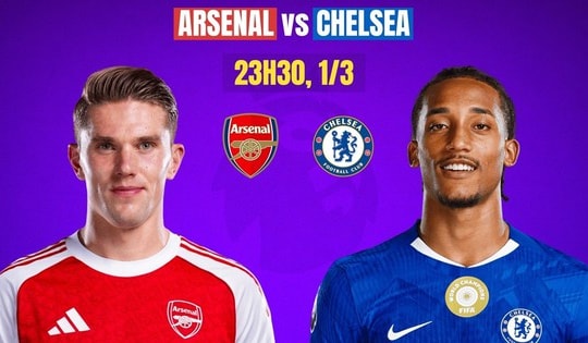 Kênh và link xem trực tiếp Arsenal đấu Chelsea ngày 1/3