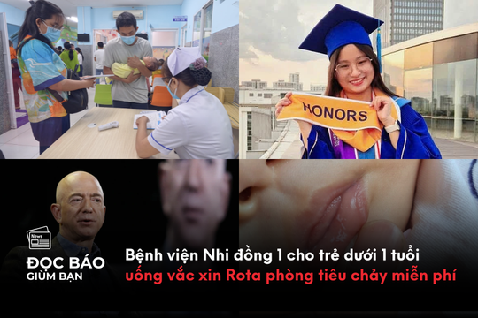 Bệnh viện Nhi đồng 1 cho trẻ uống vắc xin Rota miễn phí