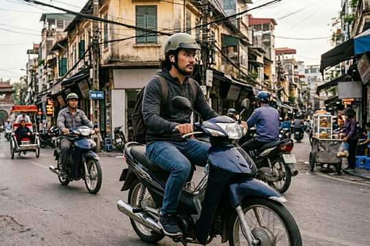 'Hy vọng' bạn tôi sẽ bị phạt vì đeo tai nghe khi lái xe máy