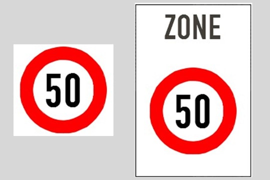 Khó hiểu hai biển giới hạn tốc độ 'giống nhau'?