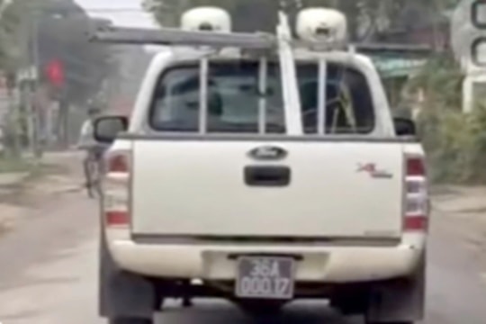 Tài xế và chủ xe biển xanh bị phạt hơn 38 triệu đồng