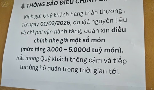 Hàng quán ở TPHCM tăng giá sau Tết