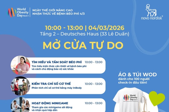 Sự kiện hưởng ứng Ngày Thế giới Phòng chống Béo phì
