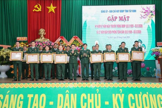 Ngày Biên phòng toàn dân 3/3: Vinh danh các cá nhân có thành tích tiêu biểu