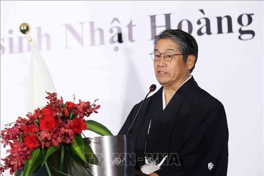 Lễ tiếp tân kỷ niệm lần thứ 66 Ngày sinh của Nhà vua Nhật Bản Naruhito