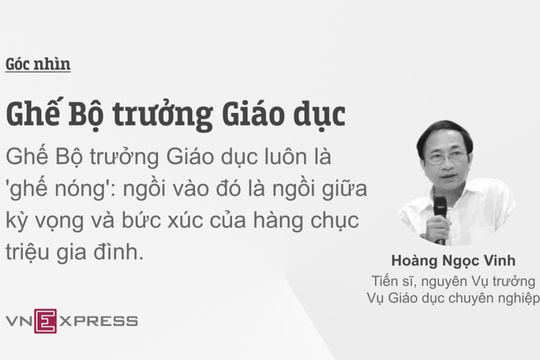 Ghế Bộ trưởng Giáo dục