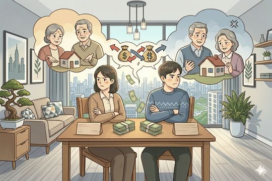 Muốn biếu thêm bố mẹ đẻ một triệu, tôi phải biếu mẹ chồng 2 triệu