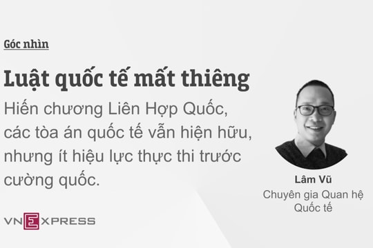 Luật quốc tế mất thiêng