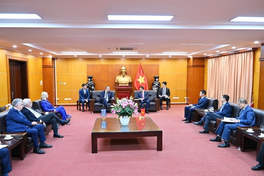 Việt Nam - Hy Lạp thống nhất mở cửa thị trường nông sản, tăng cường hợp tác vận tải biển