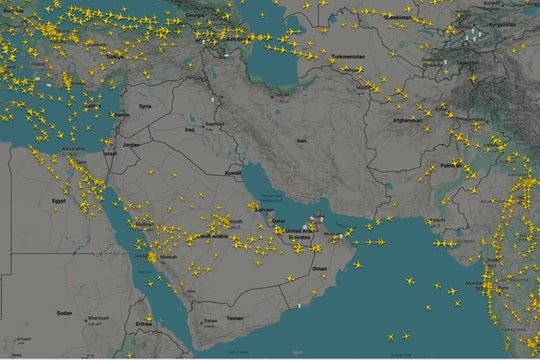 'Lỗ hổng' trên bầu trời Trung Đông