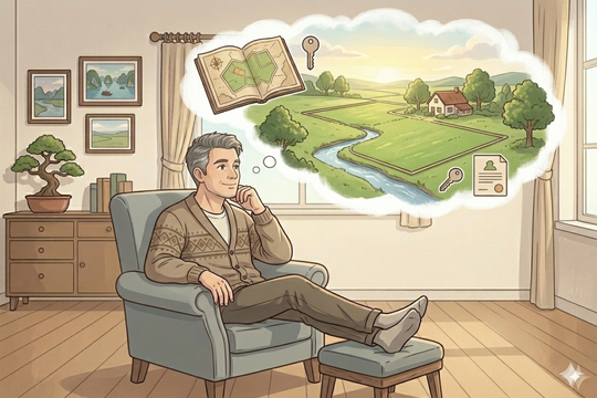 May mắn vì bố không nghe tôi bán đi 200 m2 đất