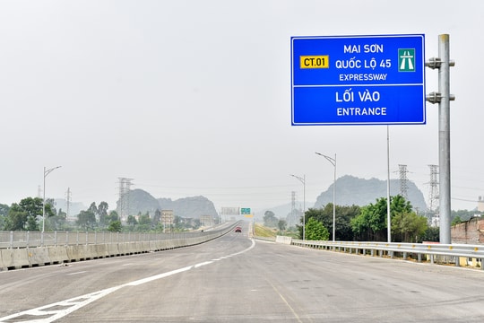 Xe con có được đi vào làn số 2 cao tốc Pháp Vân - Nghi Sơn?