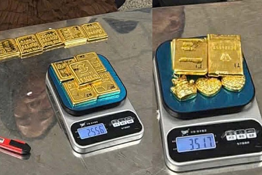 4 người giấu hơn 12 kg vàng ở 'chỗ kín', nhập cảnh Việt Nam