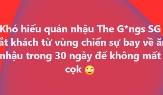 Khách ở Dubai xin hủy cọc vì chiến sự, quán nhậu TP HCM phản hồi gây tranh cãi