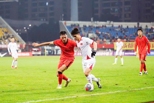 U23 Việt Nam thay Iran dự giải giao hữu CFA Team China ở Trung Quốc