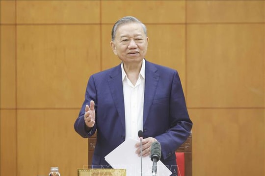 Tổng Bí thư Tô Lâm làm việc với Ban Tổ chức Trung ương