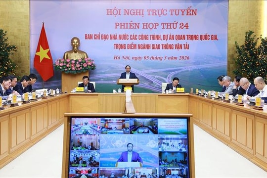 Thủ tướng chủ trì Phiên họp thứ 24 BCĐ các công trình giao thông quan trọng